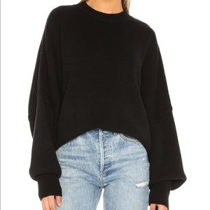 FREE PEOPLE EASY STREET TUNIC IN BLACK